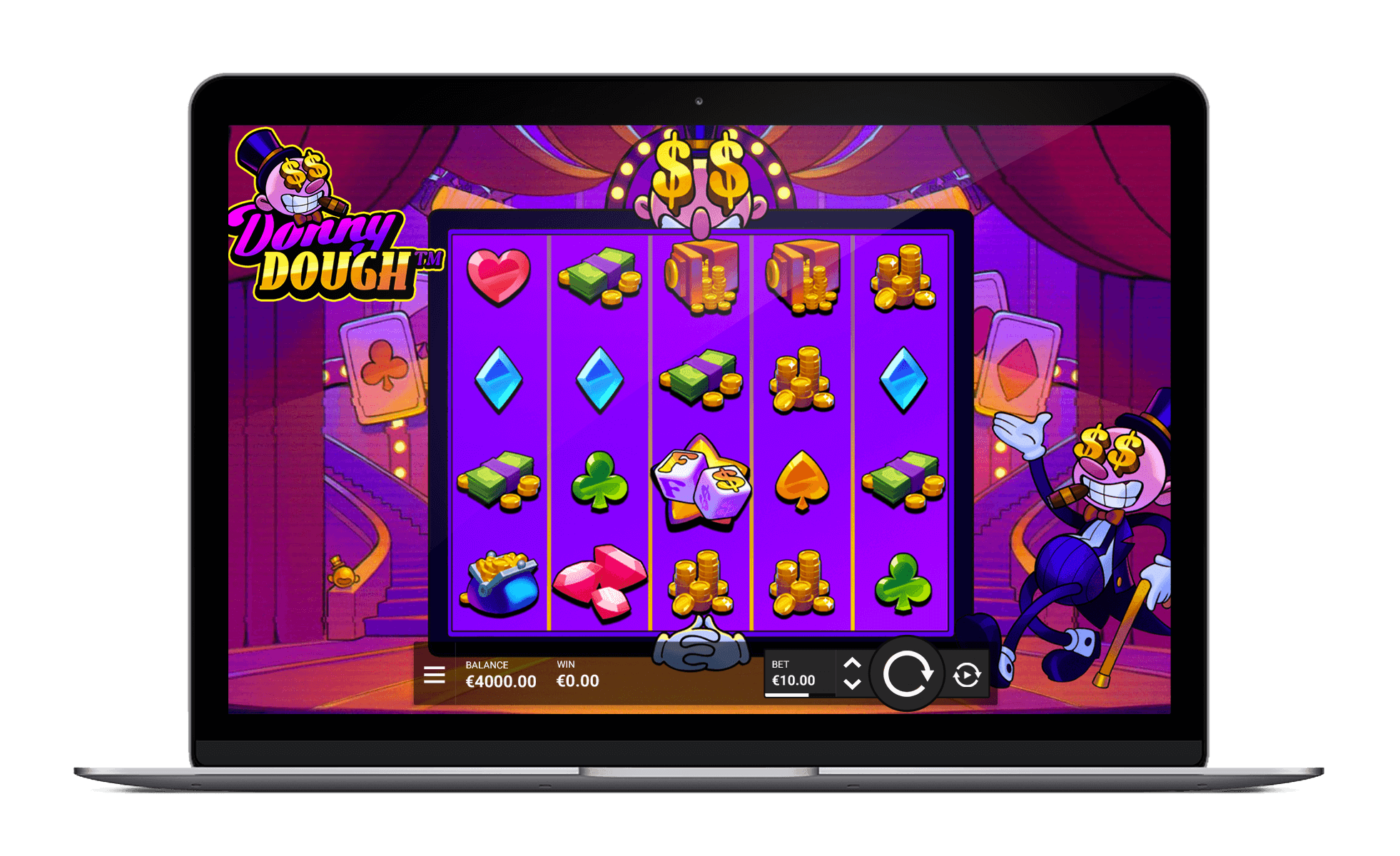 Donny Dough slot on desktop